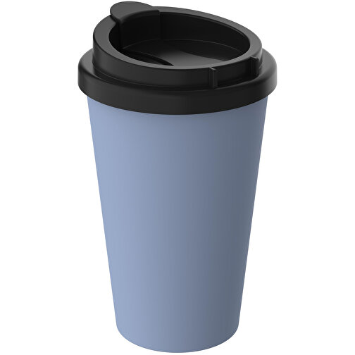 Bio-Kaffeebecher 'PremiumPlus' , kornblume, Kunststoff, 15,70cm (Höhe), Bild 1