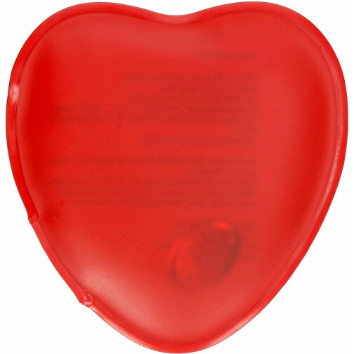 Gel-Wärmekissen 'Herz', Klein , rot, Kunststoff, 8,50cm x 8,50cm (Länge x Breite), Bild 1