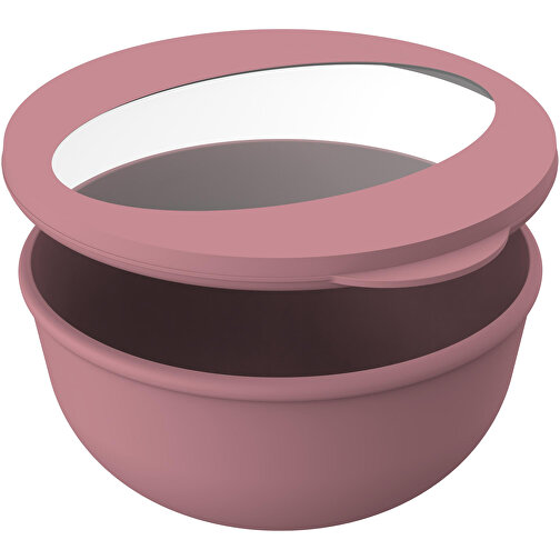 Food-Bowl 'ToGo', 1,0 L , schlichtes schwarz/transparent, Kunststoff, 8,20cm (Höhe), Bild 2