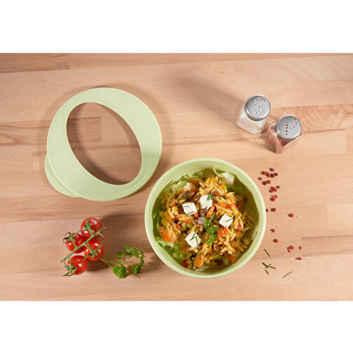 Food-Bowl 'ToGo', 1,0 L , behagliches blau/transparent, Kunststoff, 8,20cm (Höhe), Bild 5