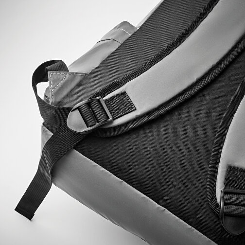 Bright Backpack , silber matt, Polyester, 32,00cm x 40,00cm x 12,00cm (Länge x Höhe x Breite), Bild 15