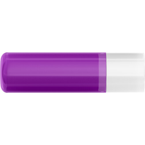 Lippenpflegestift 'Lipcare Original' Mit Polierter Oberfläche , violett / weiss, Kunststoff, 6,90cm (Höhe), Bild 2
