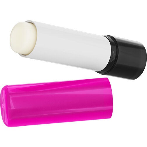 Lippenpflegestift 'Lipcare Original' Mit Polierter Oberfläche , pink / schwarz, Kunststoff, 6,90cm (Höhe), Bild 1