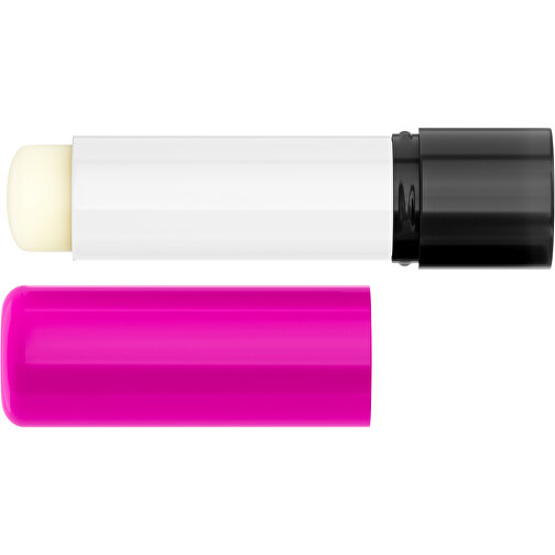 Lippenpflegestift 'Lipcare Original' Mit Polierter Oberfläche , pink / schwarz, Kunststoff, 6,90cm (Höhe), Bild 3