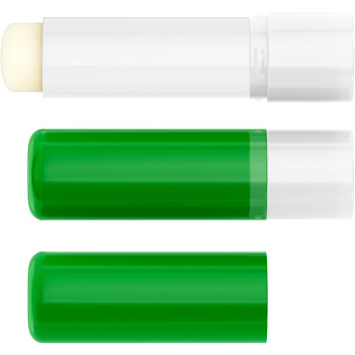 Lippenpflegestift 'Lipcare Original' Mit Polierter Oberfläche , grün / weiss, Kunststoff, 6,90cm (Höhe), Bild 4