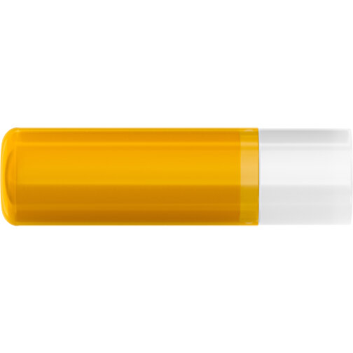Lippenpflegestift 'Lipcare Original' Mit Polierter Oberfläche , gelb-orange / weiss, Kunststoff, 6,90cm (Höhe), Bild 2