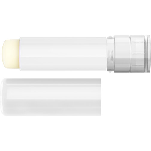 Lippenpflegestift 'Lipcare Original' Mit Polierter Oberfläche , weiss / transparent, Kunststoff, 6,90cm (Höhe), Bild 3