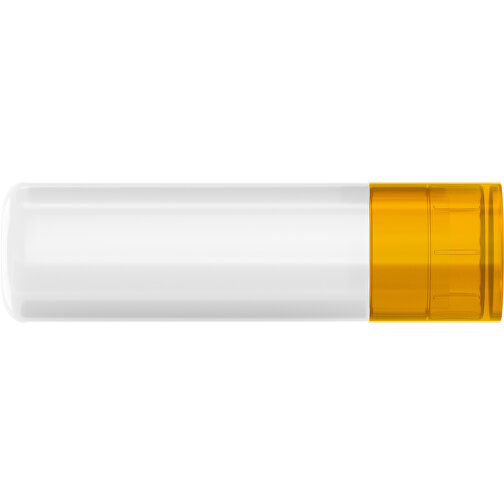 Lippenpflegestift 'Lipcare Original' Mit Polierter Oberfläche , weiß / gelb-orange, Kunststoff, 6,90cm (Höhe), Bild 2