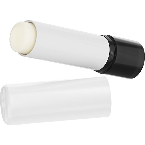 Lippenpflegestift 'Lipcare Original' Mit Polierter Oberfläche , weiß / schwarz, Kunststoff, 6,90cm (Höhe), Bild 1