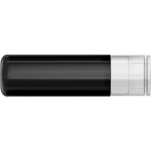 Lippenpflegestift 'Lipcare Original' Mit Polierter Oberfläche , schwarz / transparent, Kunststoff, 6,90cm (Höhe), Bild 2
