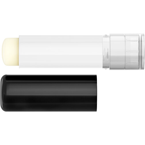 Lippenpflegestift 'Lipcare Original' Mit Polierter Oberfläche , schwarz / transparent, Kunststoff, 6,90cm (Höhe), Bild 3