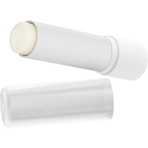 Lippenpflegestift 'Lipcare Original' Mit Gefrosteter Oberfläche , transparent / weiss, Kunststoff, 6,90cm (Höhe), Bild 1