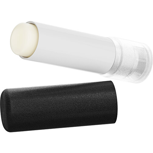 Lippenpflegestift 'Lipcare Original' Mit Gefrosteter Oberfläche , schwarz / transparent, Kunststoff, 6,90cm (Höhe), Bild 1