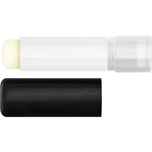 Lippenpflegestift 'Lipcare Original' Mit Gefrosteter Oberfläche , schwarz / transparent, Kunststoff, 6,90cm (Höhe), Bild 3