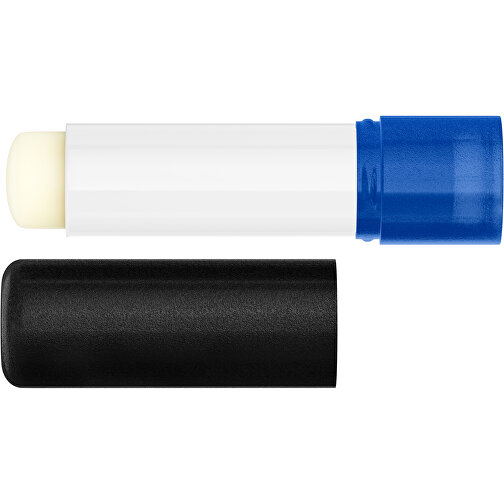 Lippenpflegestift 'Lipcare Original' Mit Gefrosteter Oberfläche , schwarz / blau, Kunststoff, 6,90cm (Höhe), Bild 3