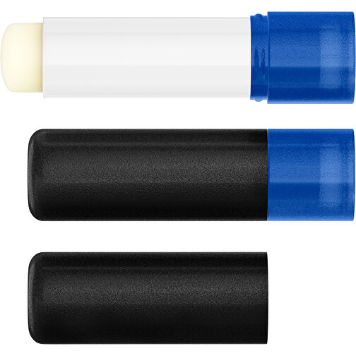 Lippenpflegestift 'Lipcare Original' Mit Gefrosteter Oberfläche , schwarz / blau, Kunststoff, 6,90cm (Höhe), Bild 4