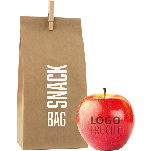 LogoFrucht Apple-Bag - Rot - Blackberry , schwarz, Papier, 8,00cm x 23,00cm x 11,00cm (Länge x Höhe x Breite), Bild 1