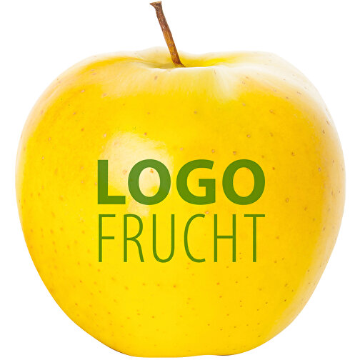 LogoFrucht Apfel Gelb - Kiwi , grün, 7,50cm (Höhe), Bild 1