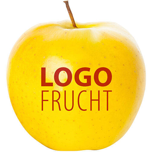 LogoFrucht Apfel Gelb - Strawberry , rot, 7,50cm (Höhe), Bild 1