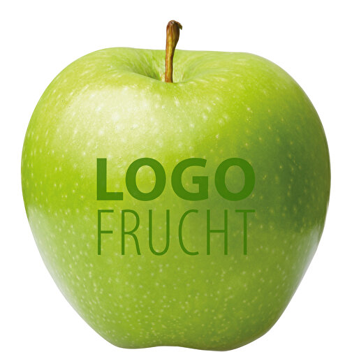 LogoFrucht Apfel Grün - Kiwi , grün, 7,50cm (Höhe), Bild 1