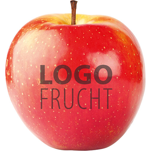 LogoFrucht Apfel Rot - Blackberry , schwarz, 7,50cm (Höhe), Bild 1