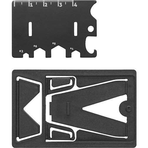 Tackle , schwarz, Edelstahl, 9,50cm x 6,50cm (Länge x Breite), Bild 4