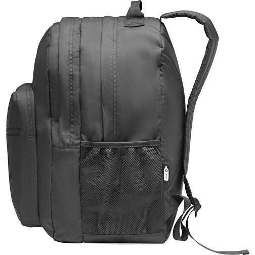 Valley Backpack , schwarz, RPET, 32,00cm x 43,00cm x 21,50cm (Länge x Höhe x Breite), Bild 6