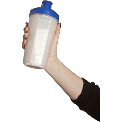 Shaker 'Protein', 0,6 L , lemon/transluzent-grau, Kunststoff, 20,00cm (Höhe), Bild 3