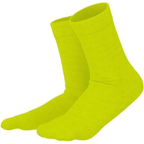 Adam - Die Premium Business Socke , hellgrün, 85% Natur Baumwolle, 12% regeniertes umwelftreundliches Polyamid, 3% Elastan, 36,00cm x 0,40cm x 8,00cm (Länge x Höhe x Breite), Bild 1