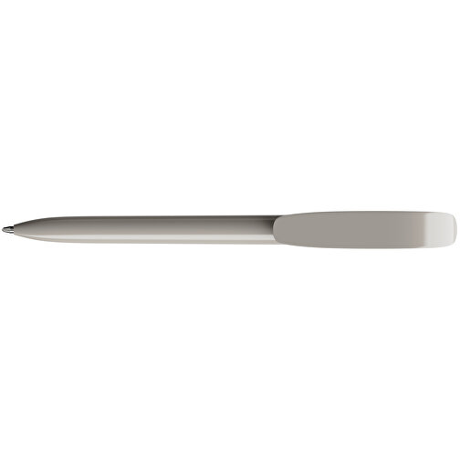 BIC® Super Clip Kugelschreiber Siebdruck , BiC, grau, Kunststoff, 14,40cm x 1,20cm (Länge x Breite), Bild 3