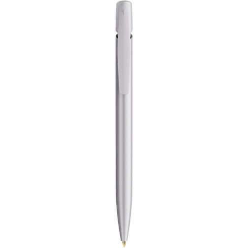 BIC® Media Clic Kugelschreiber Siebdruck , BiC, grau, Kunststoff, 14,70cm x 1,30cm (Länge x Breite), Bild 1