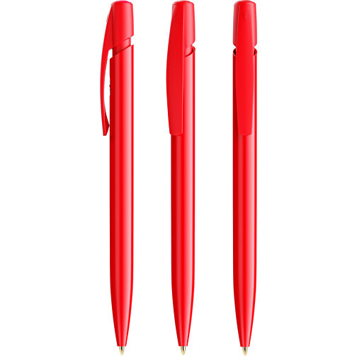 BIC® Media Clic Kugelschreiber Siebdruck , BiC, rot, Kunststoff, 14,70cm x 1,30cm (Länge x Breite), Bild 4