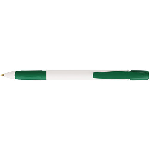 BIC® Ecolutions® Media Clic Grip Kugelschreiber , BiC, weiß/grün, 37% Kunstoff recycelten, 14,70cm x 1,30cm (Länge x Breite), Bild 3
