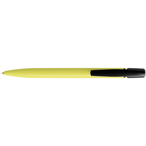 BIC® Media Clic BIO Based Ballpen Siebdruck , BiC, schwarz/gelb, Nachhaltig, 14,70cm x 1,30cm (Länge x Breite), Bild 3
