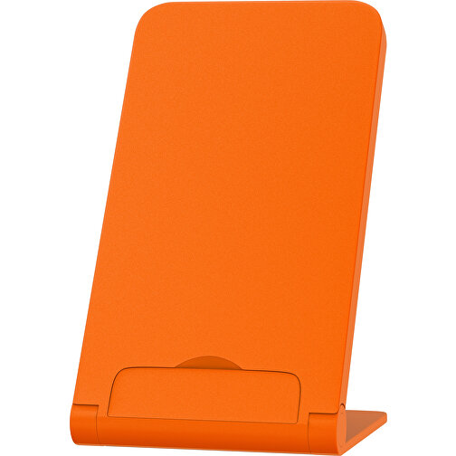 WirelessView - Der Klapp-Ständer Mit Kabellosem Ladegerät , orange, Kunststoff, 13,60cm x 1,30cm x 7,30cm (Länge x Höhe x Breite), Bild 1