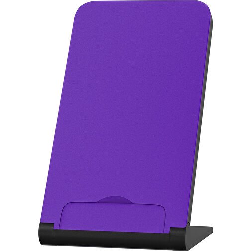 WirelessView - Der Klapp-Ständer Mit Kabellosem Ladegerät , violet / schwarz, Kunststoff, 13,60cm x 1,30cm x 7,30cm (Länge x Höhe x Breite), Bild 1