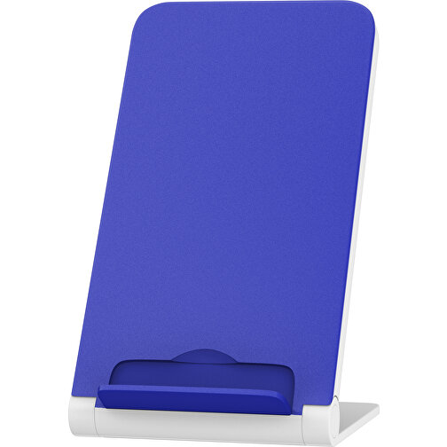 WirelessView - Der Klapp-Ständer Mit Kabellosem Ladegerät , blau / weiß, Kunststoff, 13,60cm x 1,30cm x 7,30cm (Länge x Höhe x Breite), Bild 2