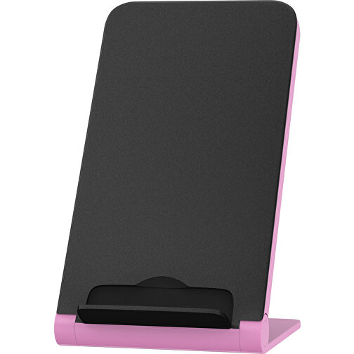 WirelessView - Der Klapp-Ständer Mit Kabellosem Ladegerät , schwarz / rosa, Kunststoff, 13,60cm x 1,30cm x 7,30cm (Länge x Höhe x Breite), Bild 2