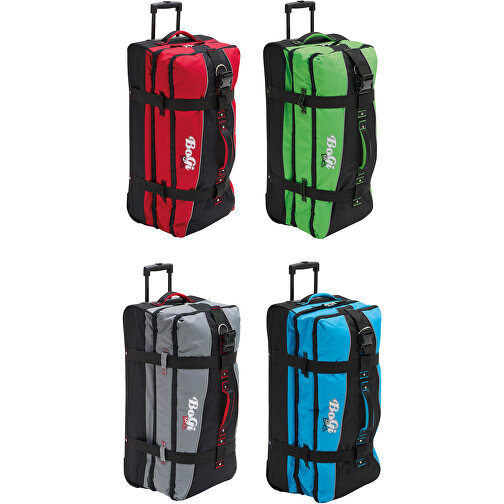 Trolley-Reisetasche BoGi XL , blau, schwarz, 600D Polyester / Rib Stop, 82,00cm x 35,00cm x 39,00cm (Länge x Höhe x Breite), Bild 13