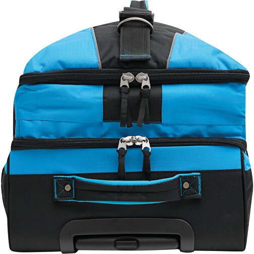 Trolley-Reisetasche BoGi XL , blau, schwarz, 600D Polyester / Rib Stop, 82,00cm x 35,00cm x 39,00cm (Länge x Höhe x Breite), Bild 7