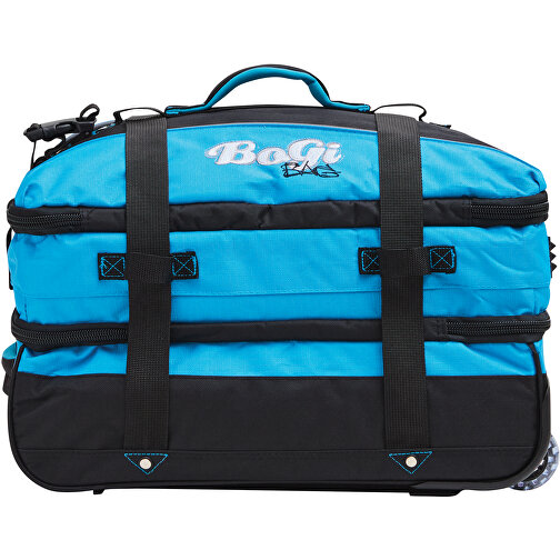 Trolley-Reisetasche BoGi S , blau, schwarz, 600D Polyester / Rib Stop, 48,00cm x 25,00cm x 34,00cm (Länge x Höhe x Breite), Bild 5