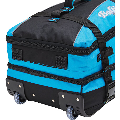 Trolley-Reisetasche BoGi S , blau, schwarz, 600D Polyester / Rib Stop, 48,00cm x 25,00cm x 34,00cm (Länge x Höhe x Breite), Bild 9