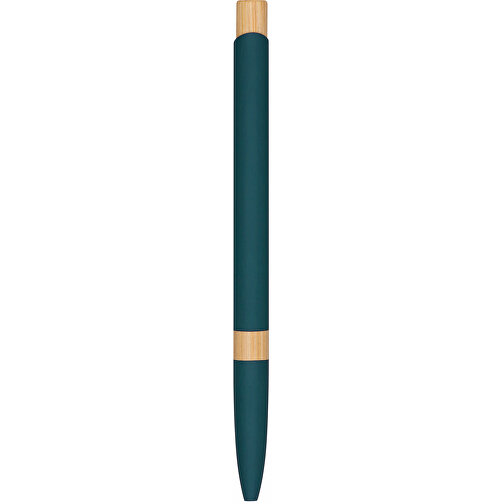 Aluminium-Kugelschreiber BAMBOO SYMPHONY , grün, recyceltes Aluminium / Bambus / Stahl, 14,00cm (Länge), Bild 6