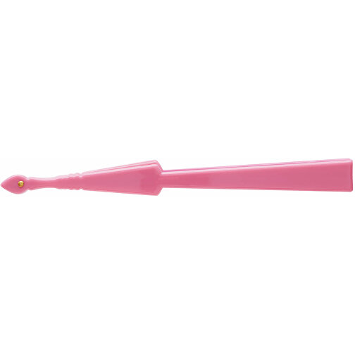 Faltbarer Fächer COOL RPET , pink, Kunststoff / Polyester, 41,00cm x 22,00cm (Länge x Breite), Bild 3