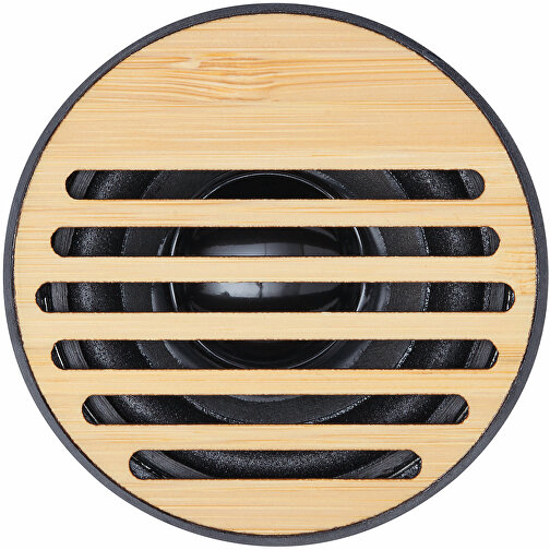 Wireless-Lautsprecher PURE SOUND , schwarz, Aluminium / Bambus, 5,10cm (Länge), Bild 4