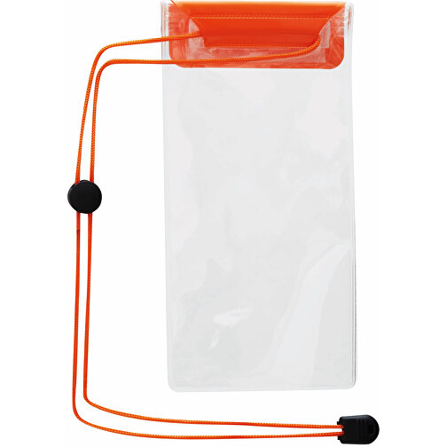 Telefon-Tasche SMART SPLASH XL , orange, PVC, frei von Phthalaten, 24,00cm x 9,50cm (Länge x Breite), Bild 5