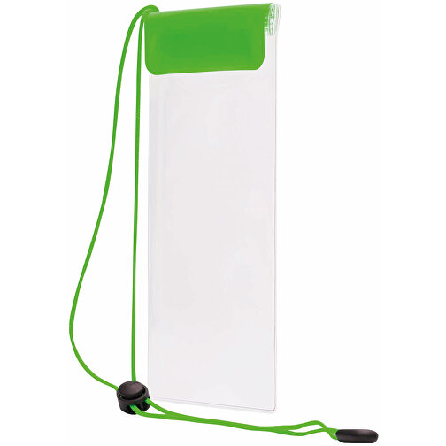 Telefon-Tasche SMART SPLASH XL , apfelgrün, PVC, frei von Phthalaten, 24,00cm x 9,50cm (Länge x Breite), Bild 1