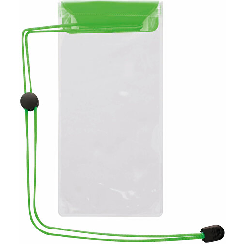 Telefon-Tasche SMART SPLASH XL , apfelgrün, PVC, frei von Phthalaten, 24,00cm x 9,50cm (Länge x Breite), Bild 3