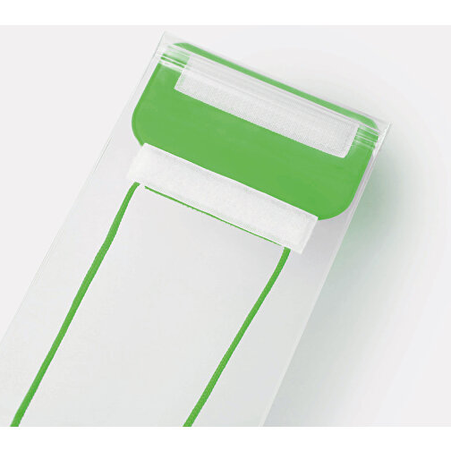 Telefon-Tasche SMART SPLASH XL , apfelgrün, PVC, frei von Phthalaten, 24,00cm x 9,50cm (Länge x Breite), Bild 4