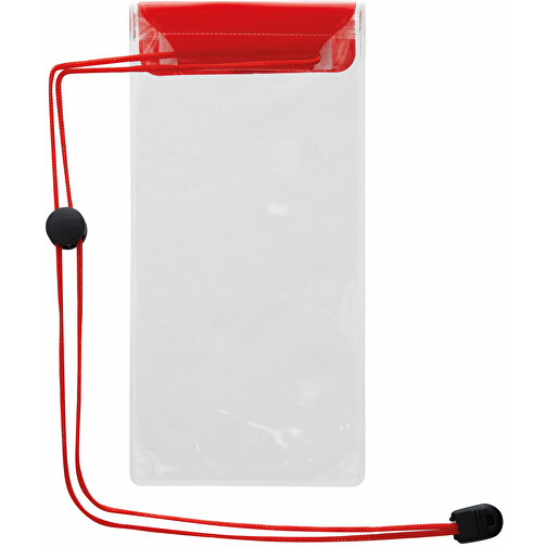 Telefon-Tasche SMART SPLASH XL , rot, PVC, frei von Phthalaten, 24,00cm x 9,50cm (Länge x Breite), Bild 3